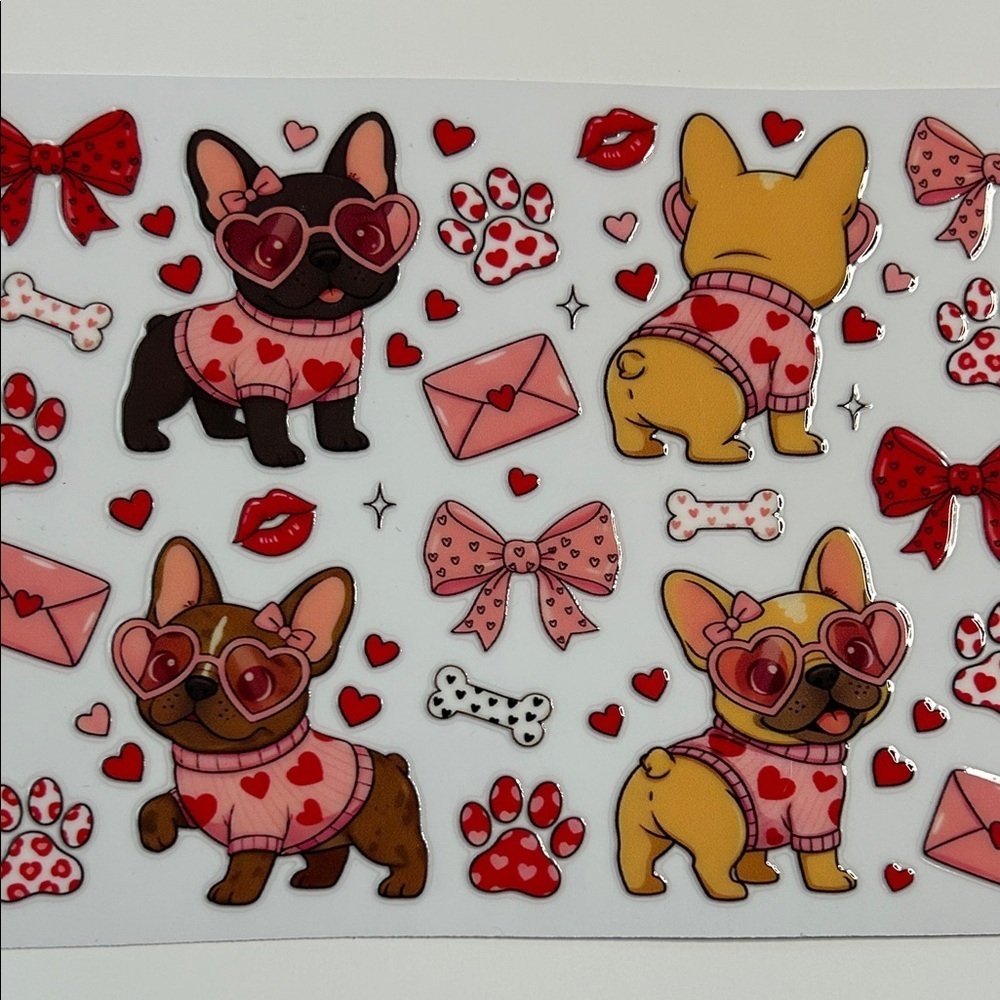 Frenchie Cup Decal for Custom Cup